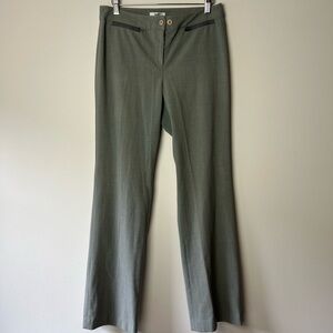 90s Grey Low Rise Flare Trousers